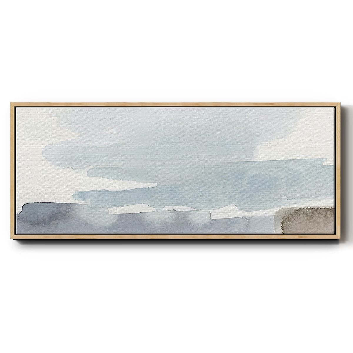 Coastal Tones I - Floater Framed Canvas Print