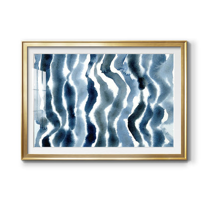 True Blue Wave II Premium Framed Print - Ready to Hang