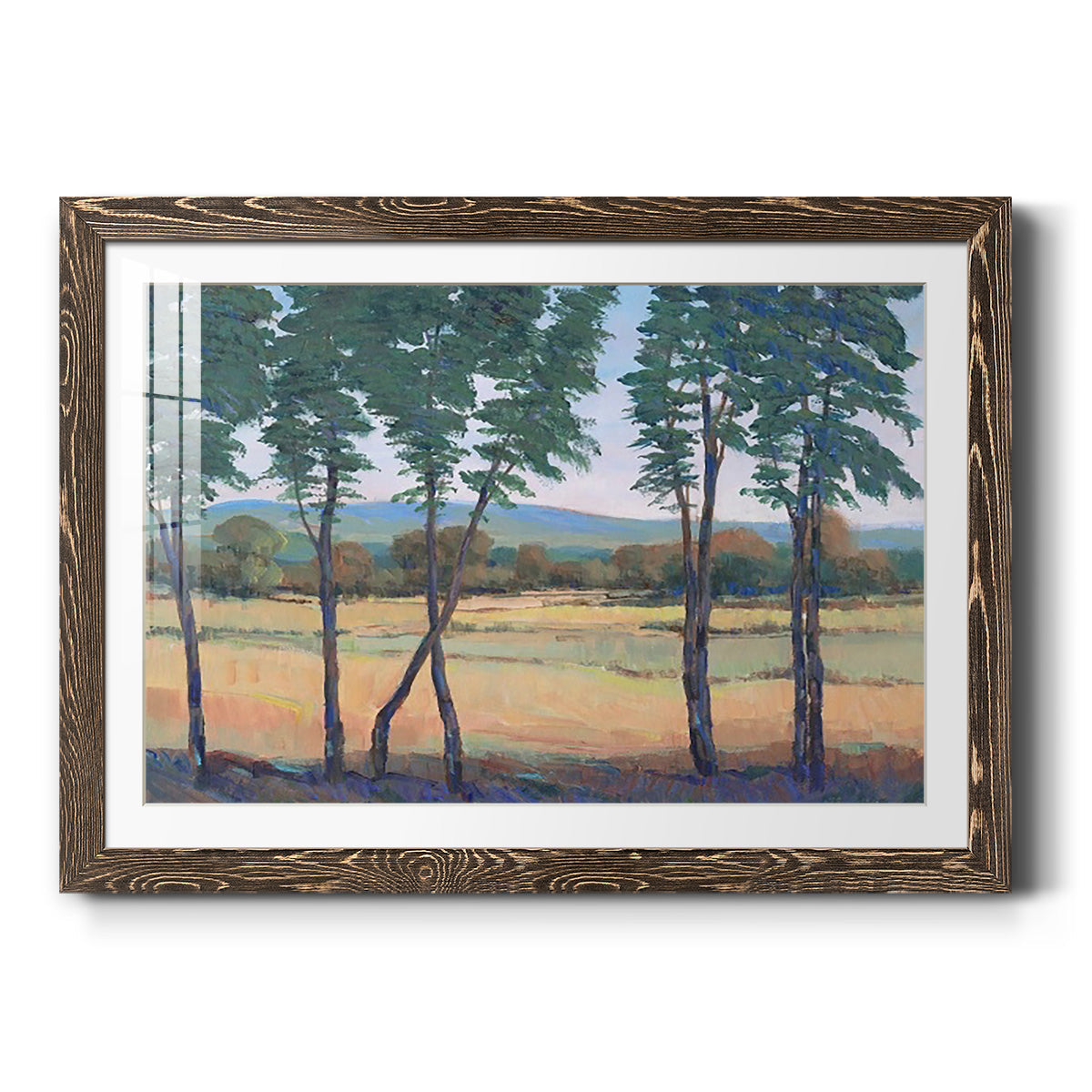 Still Morning I - Barnwood Framed Art Print