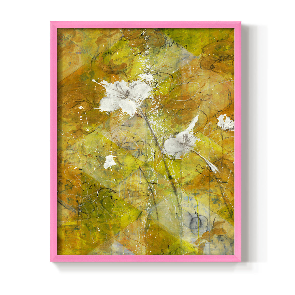 Beauty Amidst Chaos - Restickable Framed Art Print