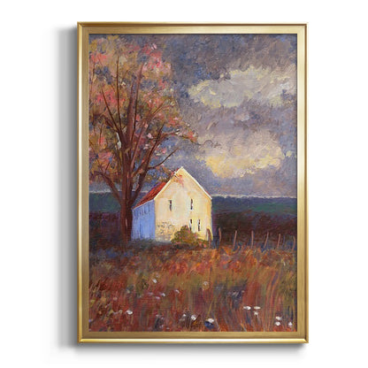 September - Modern Framed Canvas Print