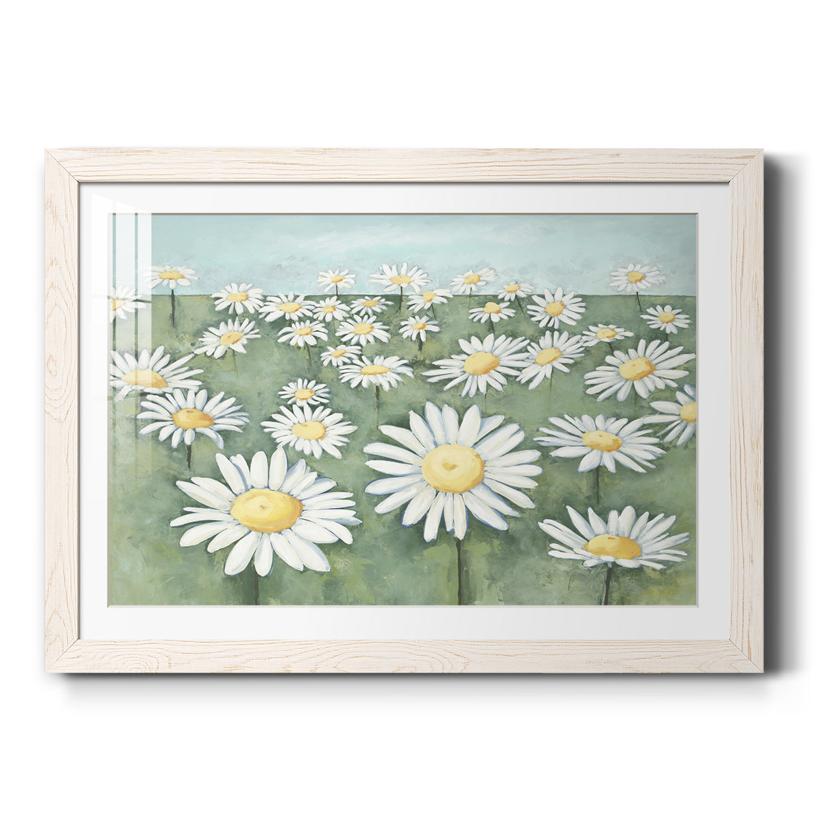 Field of Flowers - Barnwood Framed Art Print