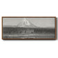 Mount Hood from the Columbia - Floater Framed Canvas Print