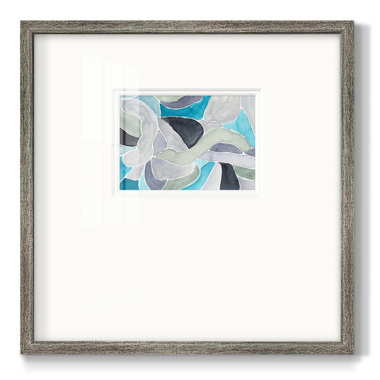 Subtle Billows II - Double Matboard Framed Print