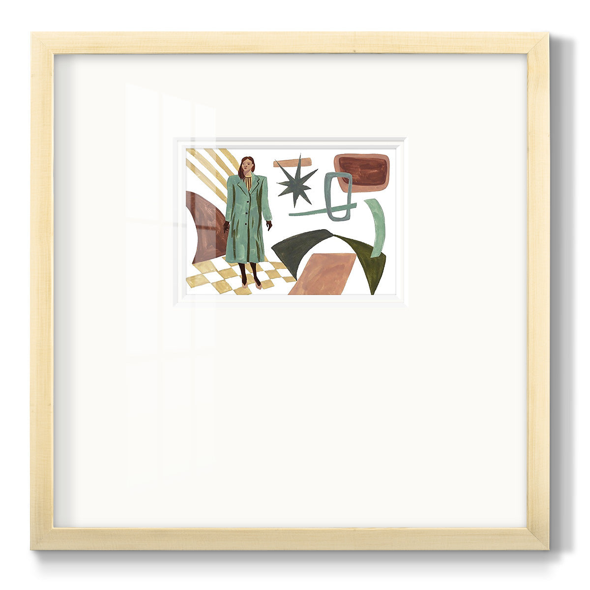 Vintage Vibes II - Double Matboard Framed Print