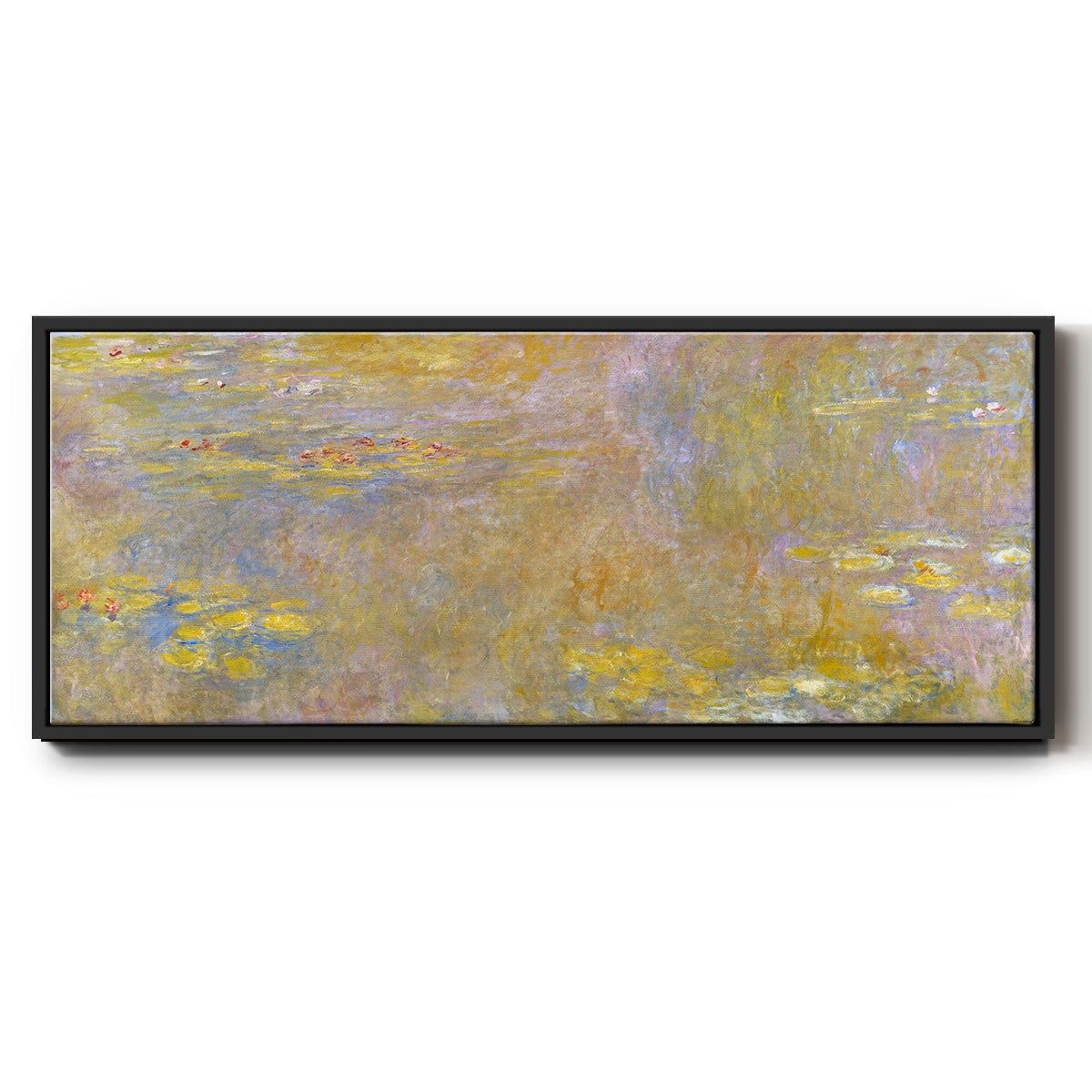Water Lilies, 1907 - Floater Framed Canvas Print