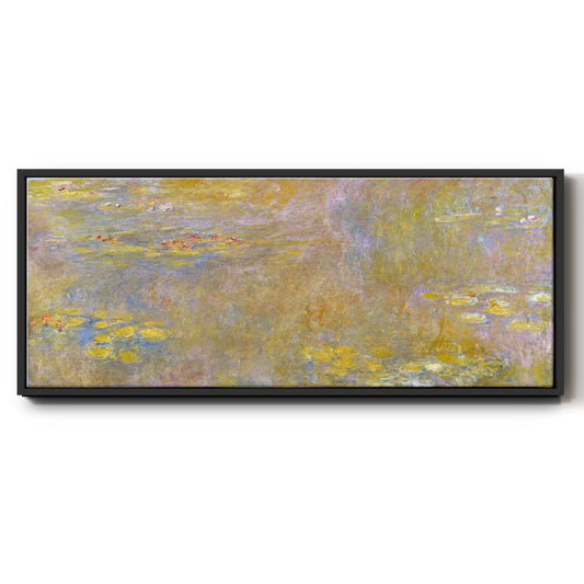 Water Lilies, 1907 - Floater Framed Canvas Print