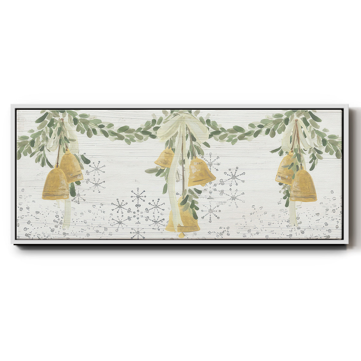Holiday Bells - Floater Framed Canvas Print