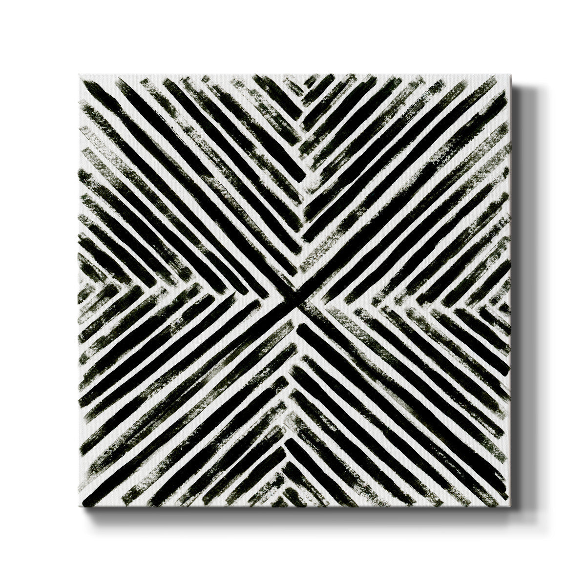 Concentric Ink I - Canvas Art Print