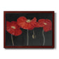 Poppy Trio I Premium Framed Canvas- Ready to Hang