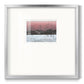 Sunset Snowfall II - Double Matboard Framed Print