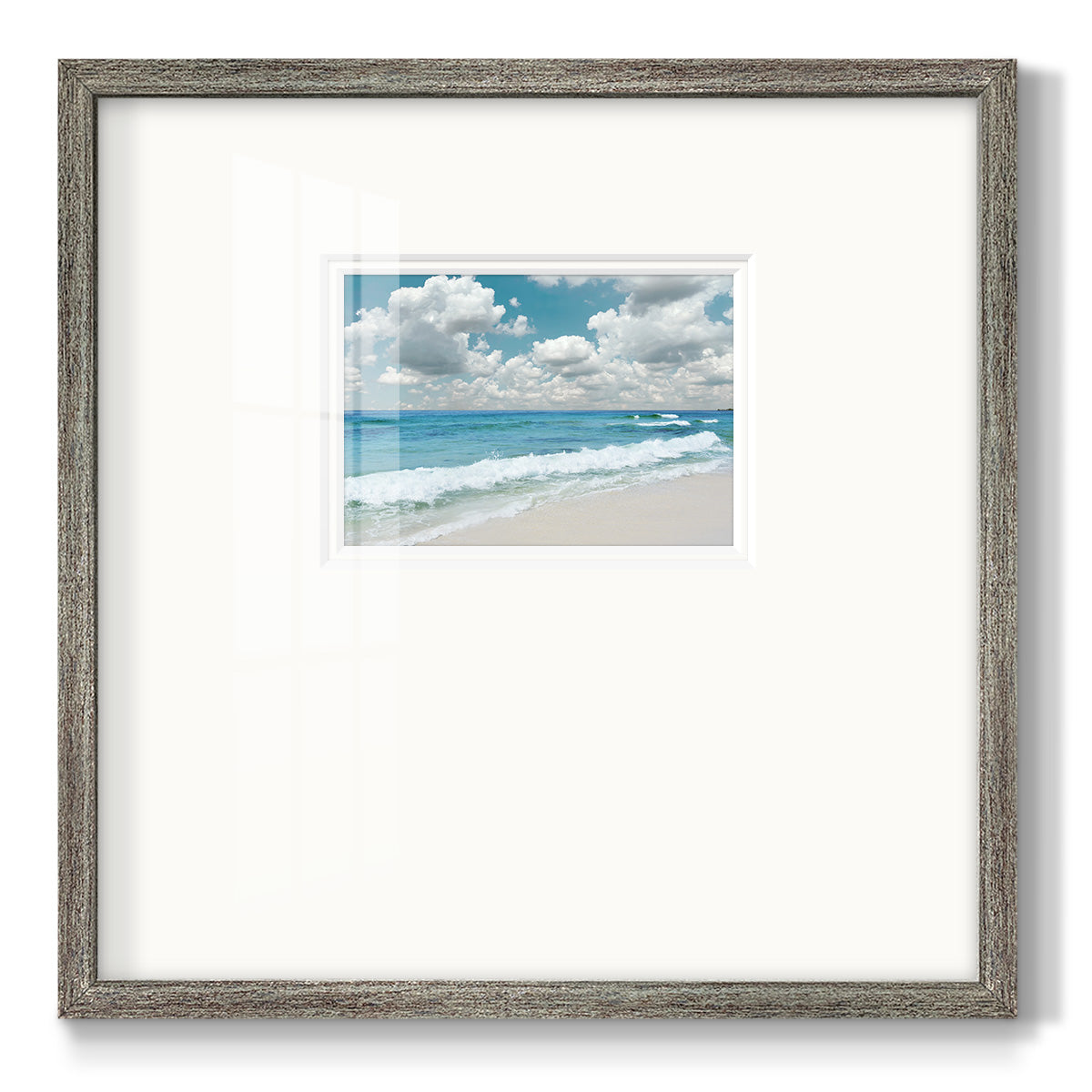 Beach Bliss Premium Framed Print Double Matboard