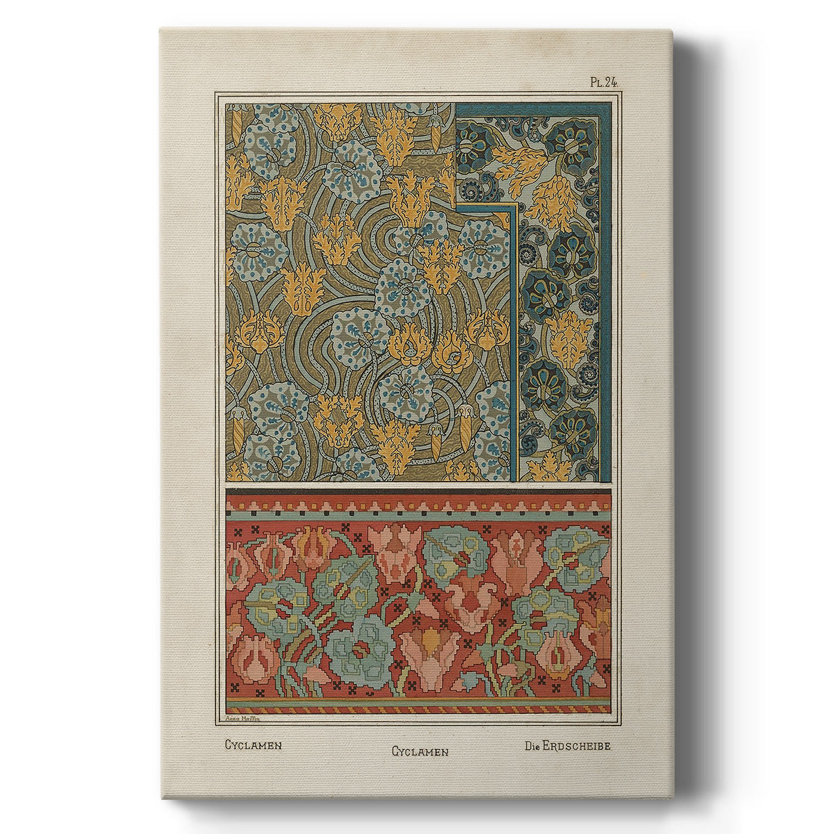 Nouveau Decorative I - Canvas Art Print