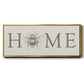 Bee Home - Floater Framed Canvas Print