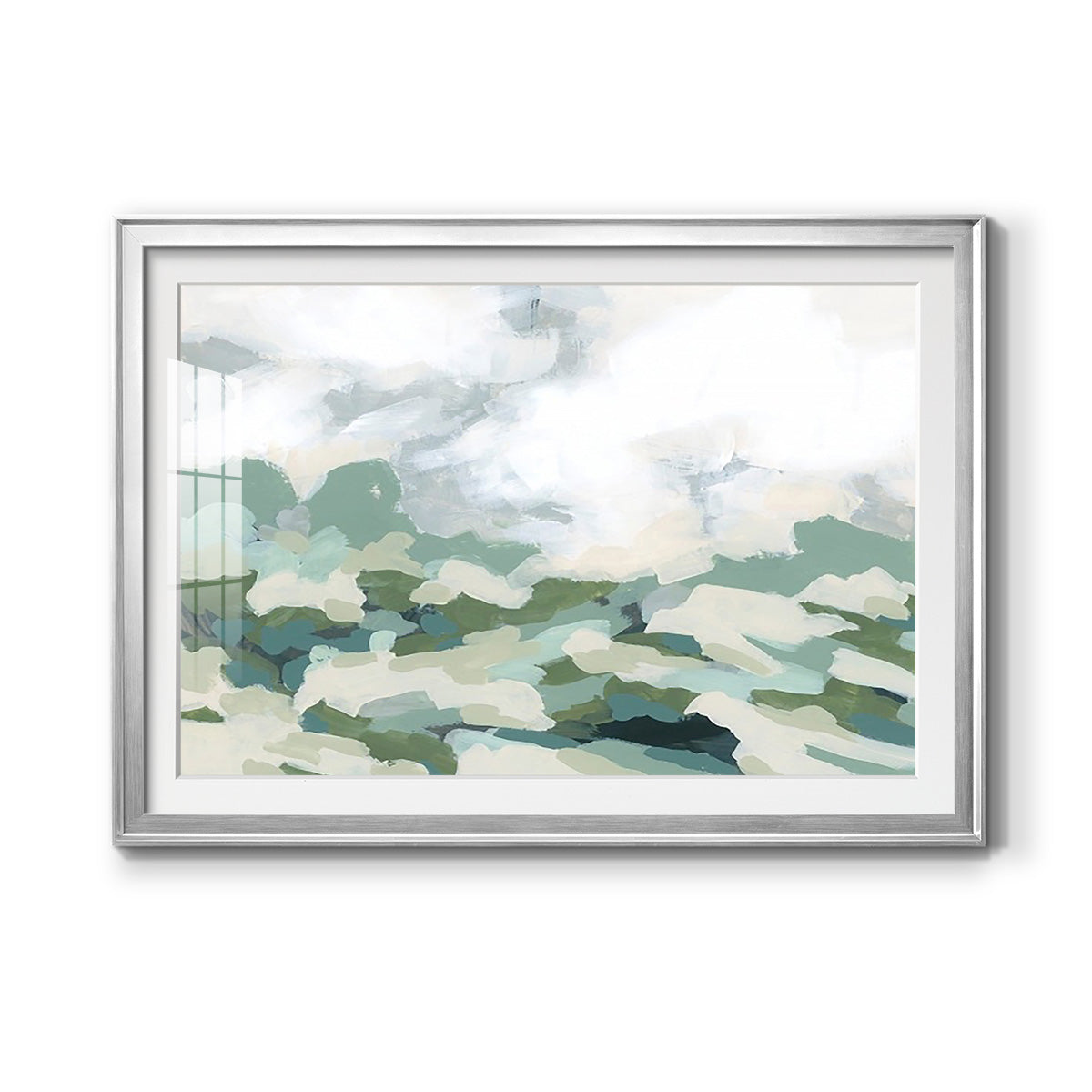 Verdant Hillside II Premium Framed Print - Ready to Hang