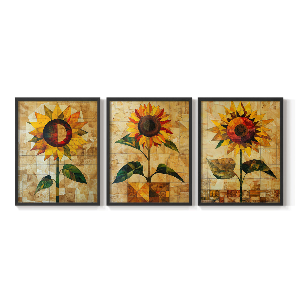 Floral Study Series CLVIII - Restickable Framed Art Set