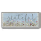 Bloomin Around Grateful - Floater Framed Canvas Print