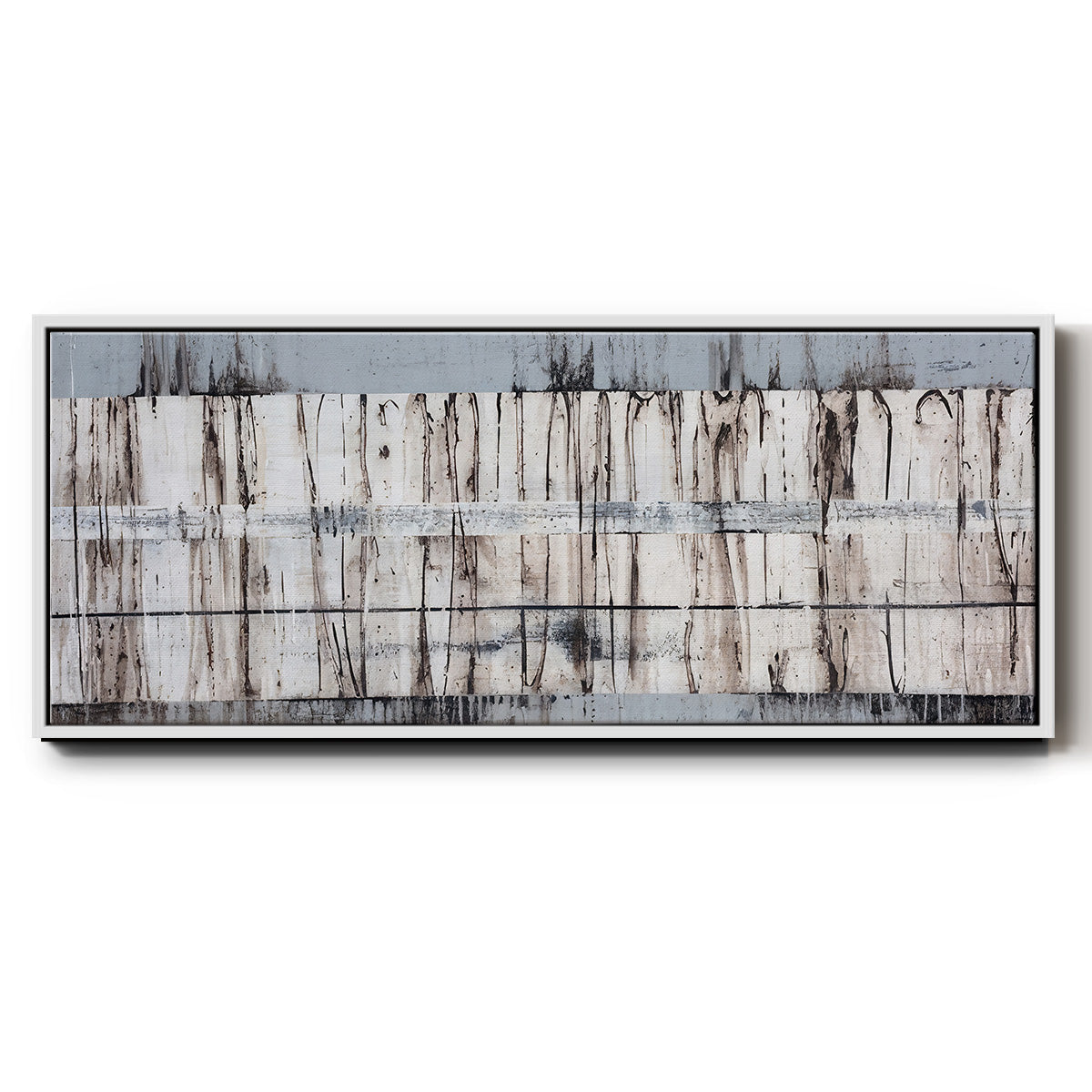 Granite - Floater Framed Canvas Print