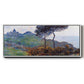 The Church at Varengaville, Grey Weather, 1882 - Floater Framed Canvas Print