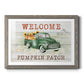 Pumpkin Patch - Barnwood Framed Art Print