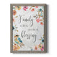 Spring Bird Blessing - Barnwood Framed Canvas Print
