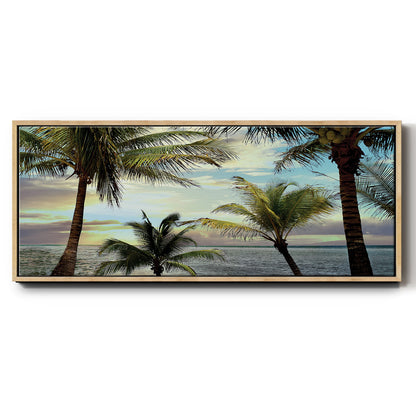 Honduras Sunset - Floater Framed Canvas Print