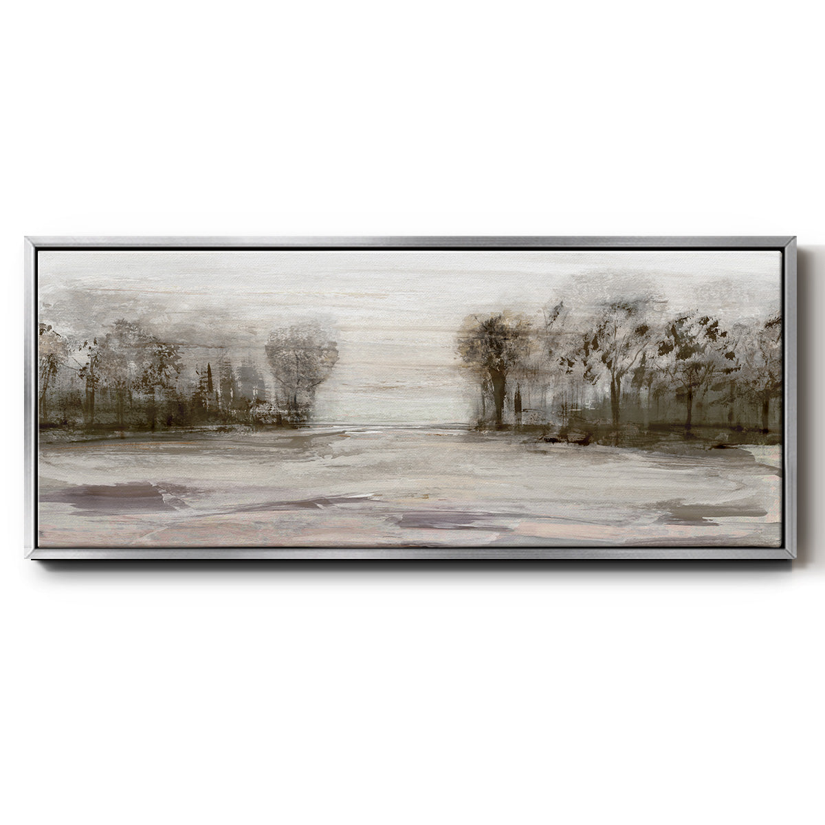 Near Graham Mountain - Floater Framed Canvas Print
