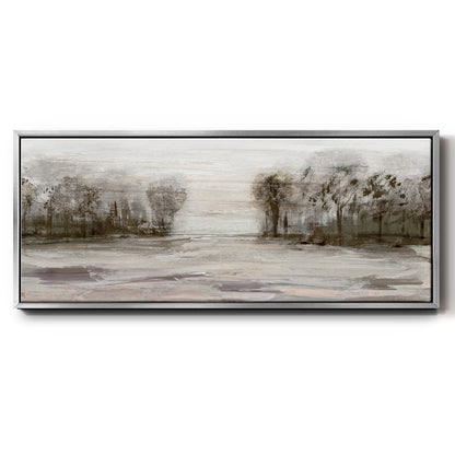 Near Graham Mountain - Floater Framed Canvas Print