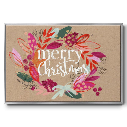 Crafty Christmas Collection A - Floater Framed Canvas Print