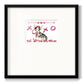 Puppy Valentine Collection A - Double Matboard Framed Print