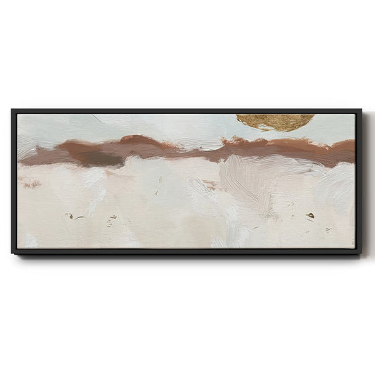 Winter Medallion II - Floater Framed Canvas Print