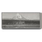 Mount Hood from the Columbia - Floater Framed Canvas Print