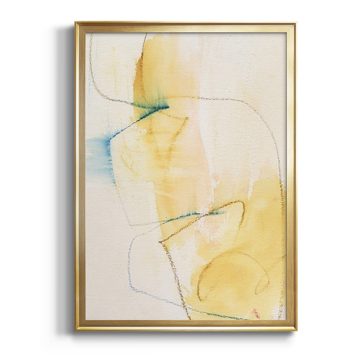 Barxan I - Modern Framed Canvas Print