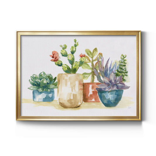 Summer Succulents I Premium Classic Framed Canvas - Ready to Hang