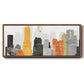 Element City - Floater Framed Canvas Print