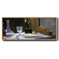 Still Life with Bottles, 1862 - Floater Framed Canvas Print