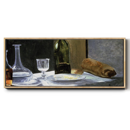 Still Life with Bottles, 1862 - Floater Framed Canvas Print