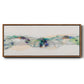 Abstract Mountain Range - Floater Framed Canvas Print