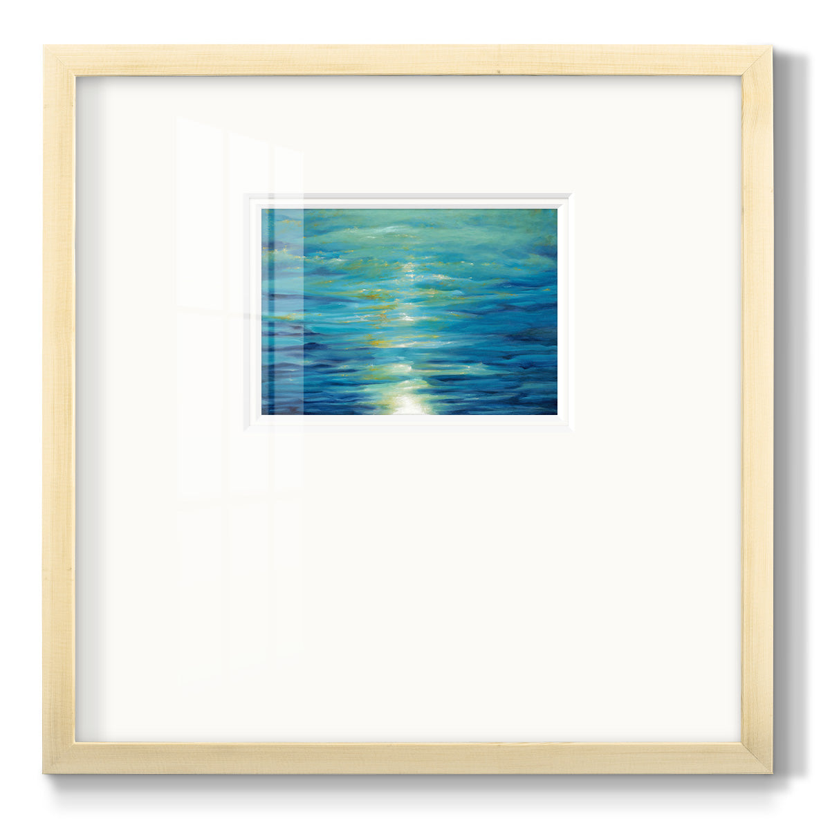 Deep Blue- Premium Framed Print Double Matboard