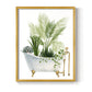 Plant Bath I - Restickable Framed Art Print