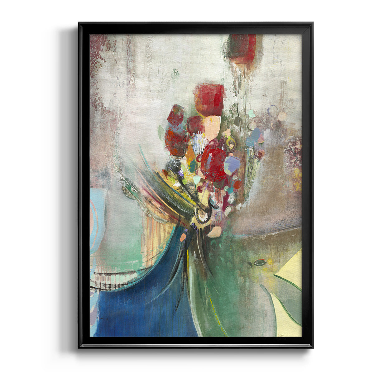 Celebration II - Modern Framed Canvas Print