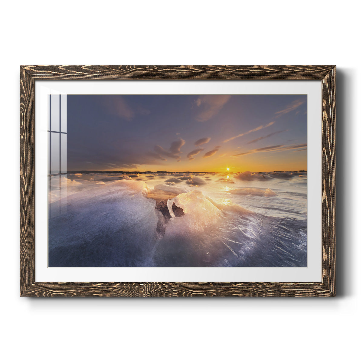 Breakthrough - Barnwood Framed Art Print