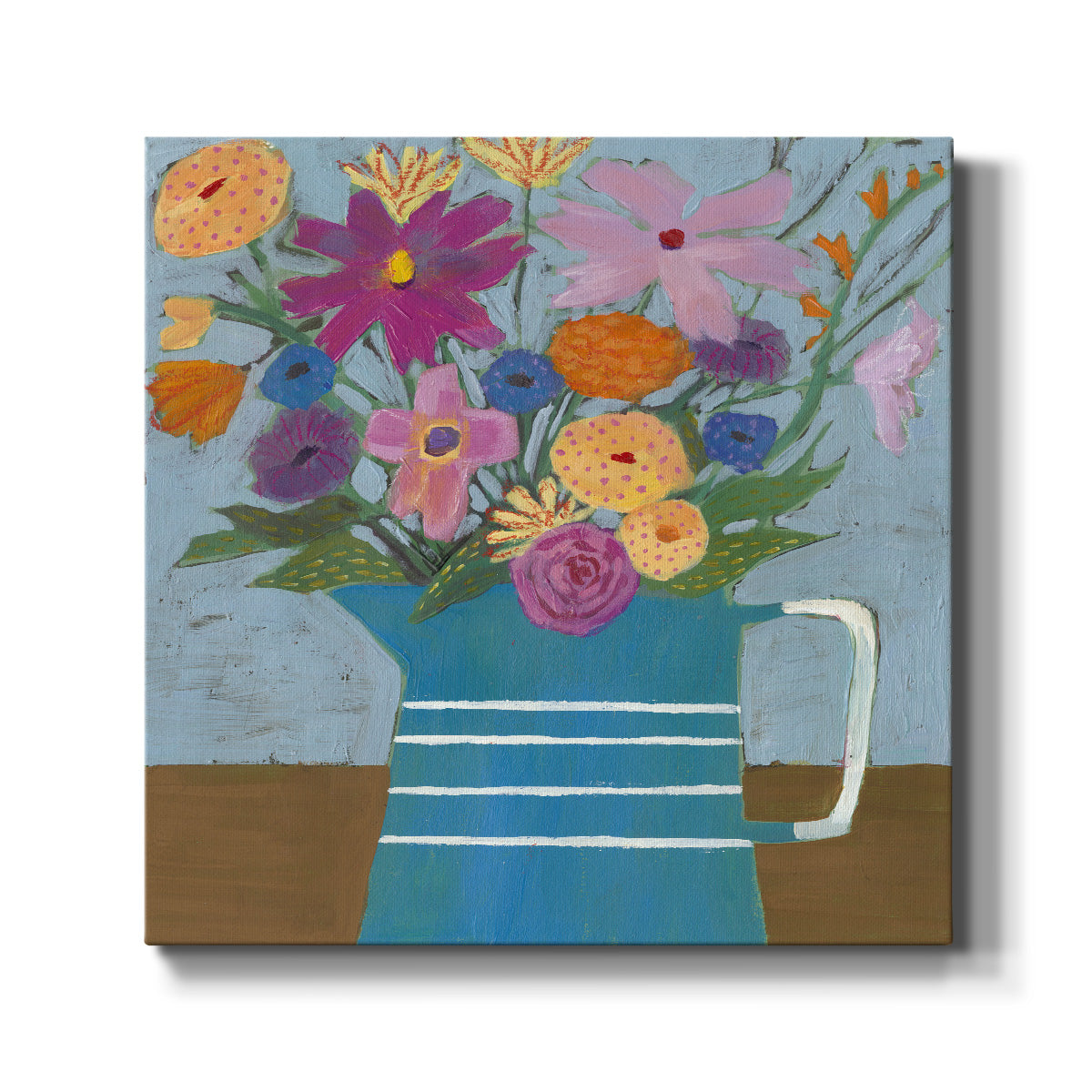 Farmhouse Flora I - Canvas Art Print