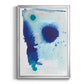 Spare Blue II - Modern Framed Canvas Print