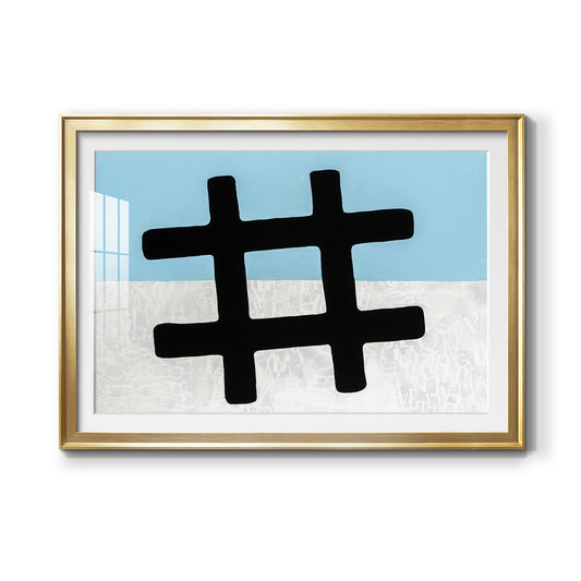 Hashtag Premium Framed Print - Ready to Hang