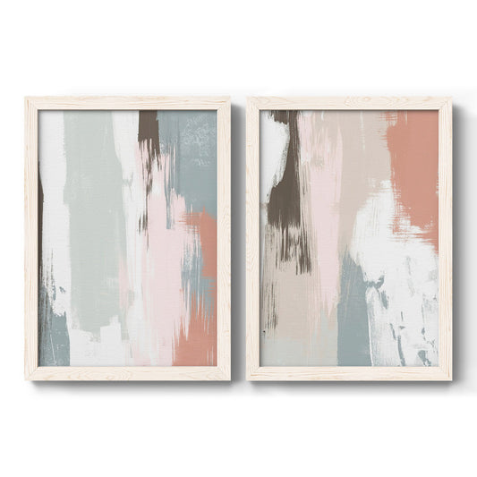 Sandstone Peel III - Barnwood Framed Canvas Set