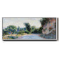 Road Near Giverny, 1885 - Floater Framed Canvas Print