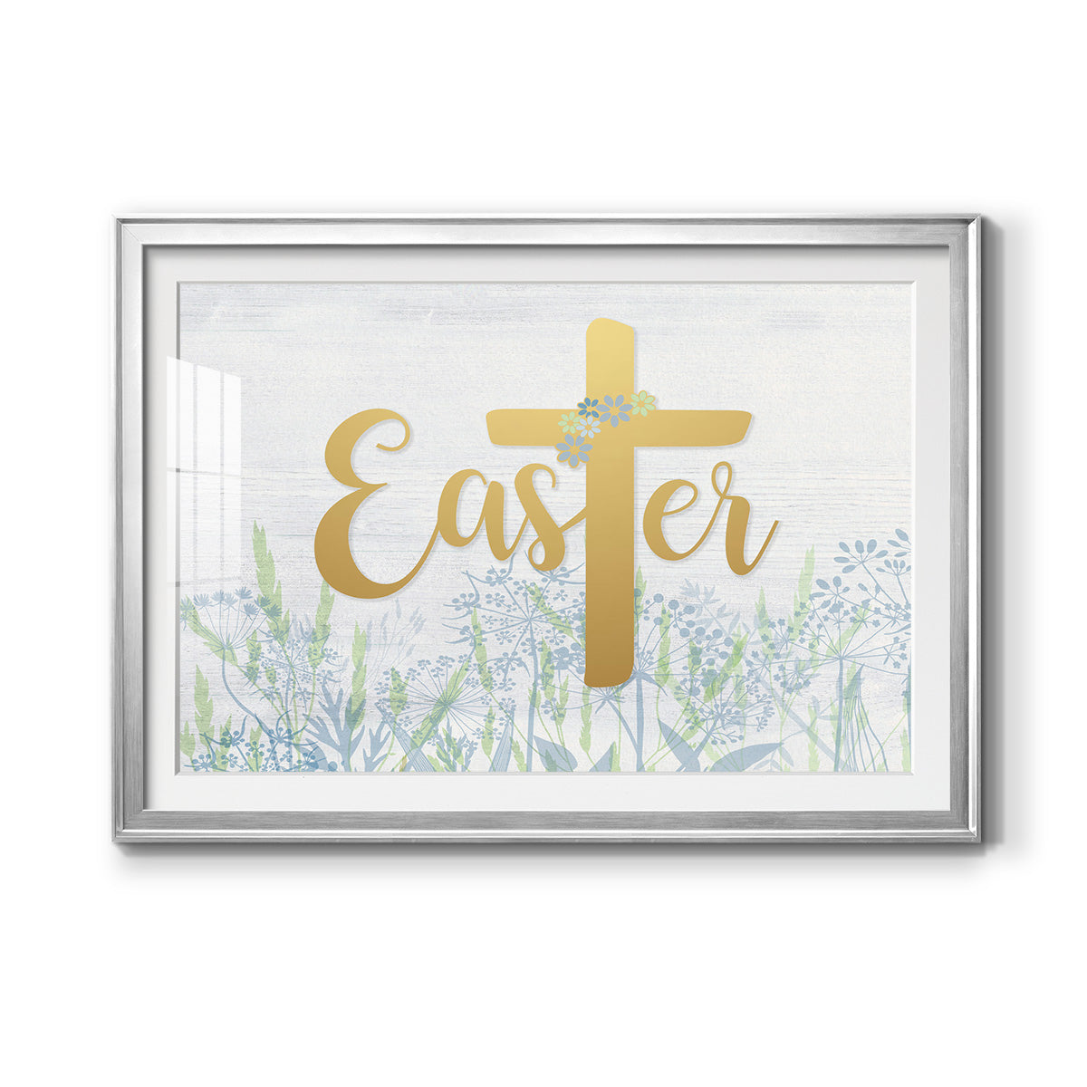 Easter Wildflowers - Modern Framed Art Print