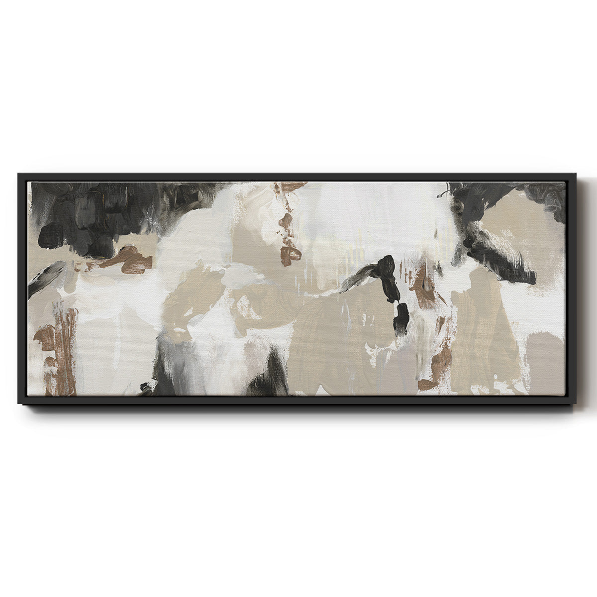 Sandy Summer - Floater Framed Canvas Print