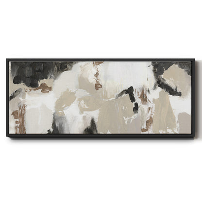 Sandy Summer - Floater Framed Canvas Print